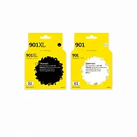  Комплект картриджей T2 IC-H901XL_MP (901XL) для HP 901XL: CC654AE/CC656AE, черный + цветной купить в Restart