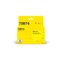  Картридж T2 IC-ET0874 (T08744010) для Epson Stylus Photo R1900, желтый, с чипом купить в Restart